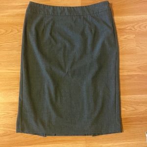 Grey Pencil Skirt